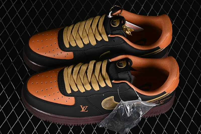 All Categories Nk Air Force 1 Air Force Series Nk Air Force 1 Low Air Force Low Nike Air Force 1'07 Low Year of the Horse Limited Edition Black and Red Gold Air Force 1 Low-top Casual Shoes FV3694-101